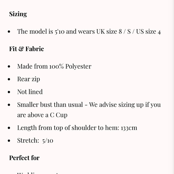 Oh Hello Champagne coloured dress - Picture 8 of 8